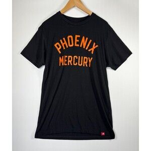 Sportiqe Phoenix Mercury WNBA Shirt Large Black Orange Graphic Tee Basketball